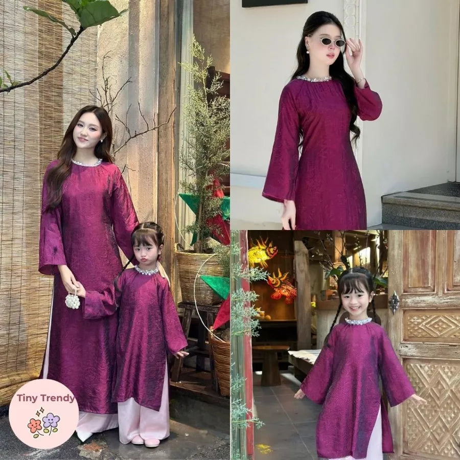 Áo dài cả gia đình