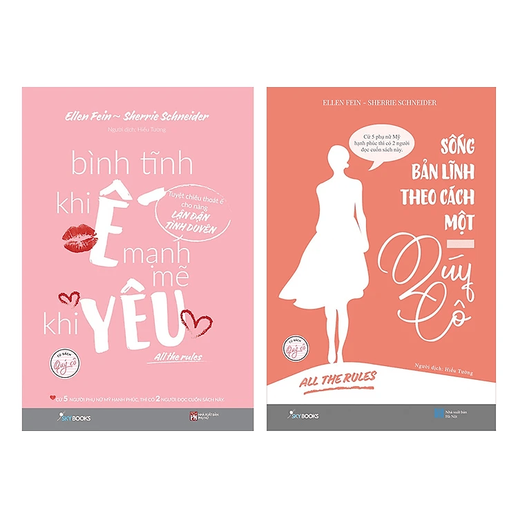Combo All The Rules Bình Tĩnh Khi Ế, Mạnh Mẽ Khi Yêu + Sống Bản Lĩnh Theo Cách Một Quý Cô (2 Cuốn)