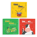 Ehon - Combo 3 Cuốn Âm Thanh Quanh Bé - Dành Cho Trẻ Từ 0 - 6 Tuổi