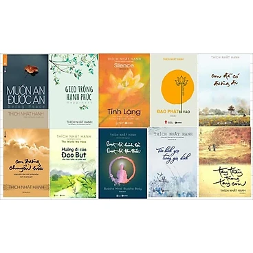 [Freeship+Sale] Combo 10 cuốn Sách Thiền sư Thích Nhất Hạnh