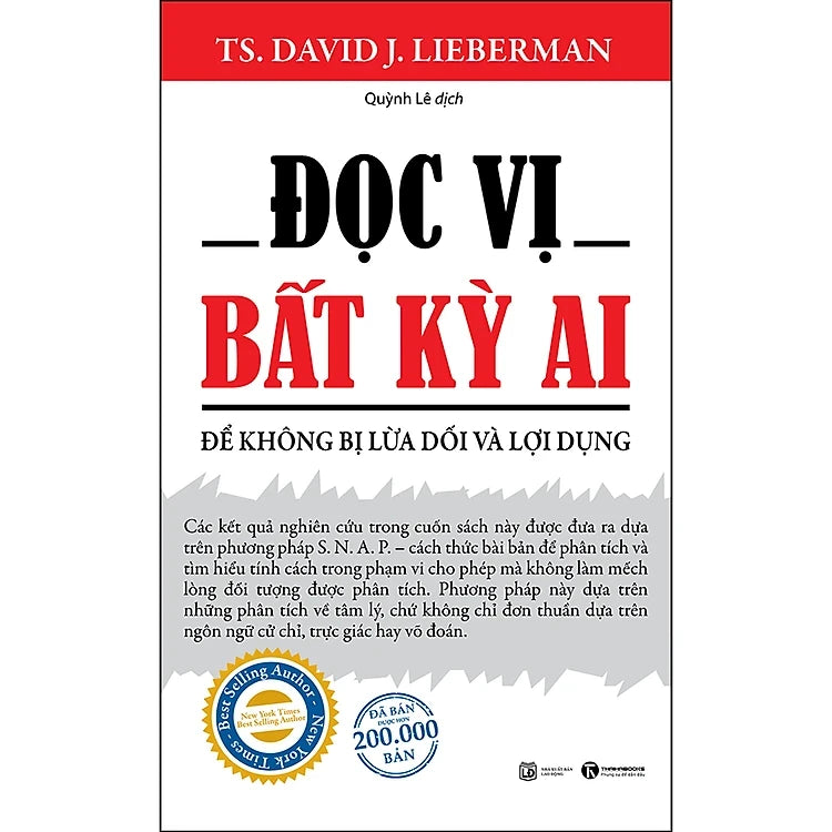 Đọc Vị Bất Kỳ Ai - Để Không Bị Lợi Dụng (Tái Bản)