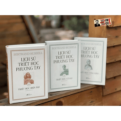 (Bìa Cứng In Màu) (Nobel Văn chương 1950) (Bộ 3 tập) LỊCH SỬ TRIẾT HỌC PHƯƠNG TÂY - Bertrand Russell