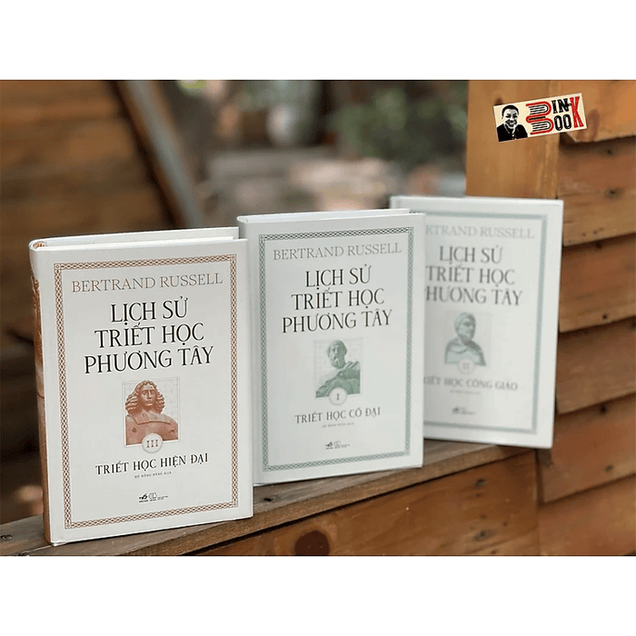 (Bìa Cứng In Màu) (Nobel Văn chương 1950) (Bộ 3 tập) LỊCH SỬ TRIẾT HỌC PHƯƠNG TÂY - Bertrand Russell
