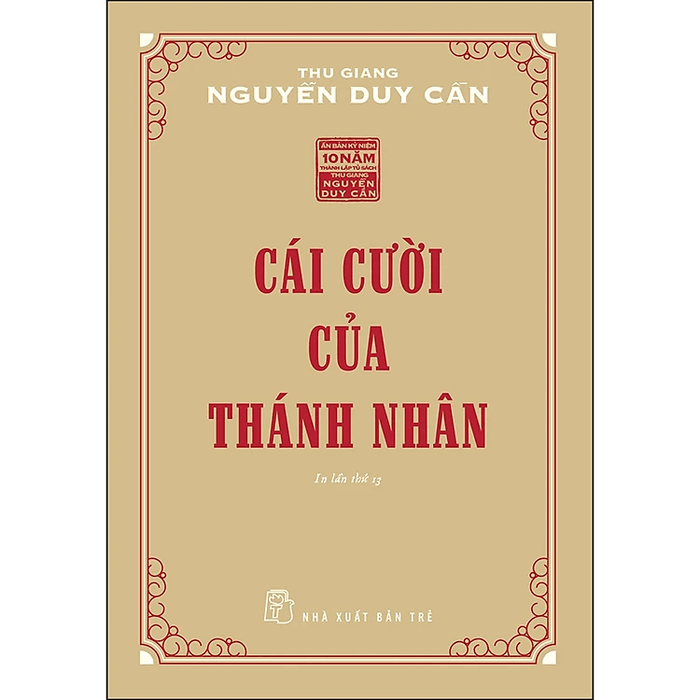 Cái Cười Của Thánh Nhân (Ts Thu Giang)(Tái Bản)