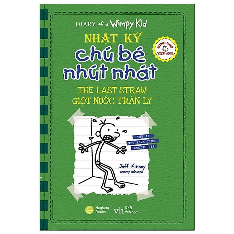 Nhật Ký Chú Bé Nhút Nhát - Tập 3: Giọt Nước Tràn Ly (Song ngữ Anh Việt)