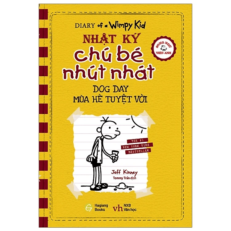 Nhật ký chú bé nhút nhát Song ngữ Việt-Anh Tập 4 (Mùa hè tuyệt vời)