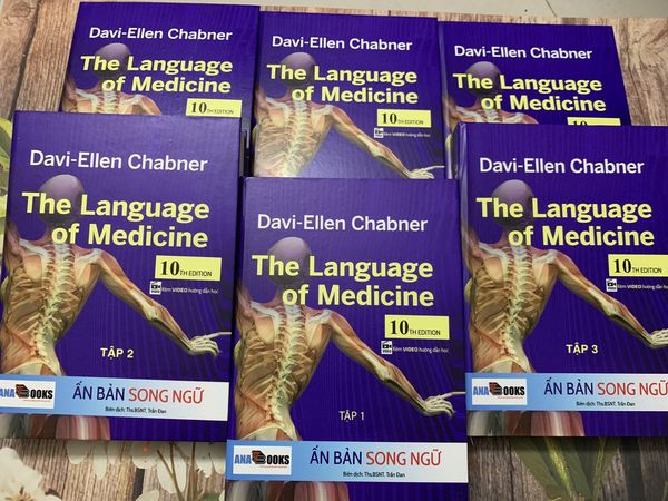 [ Bộ 3 tập ] Sách Tiếng Anh Y khoa - Ấn bản Song Ngữ dùng để bắt đầu học từ cơ bản đến nâng cao ( bản in màu )