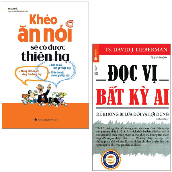 Combo Sách Đọc Vị Bất Kỳ Ai + Khéo Ăn Nói Sẽ Có Được Thiên Hạ