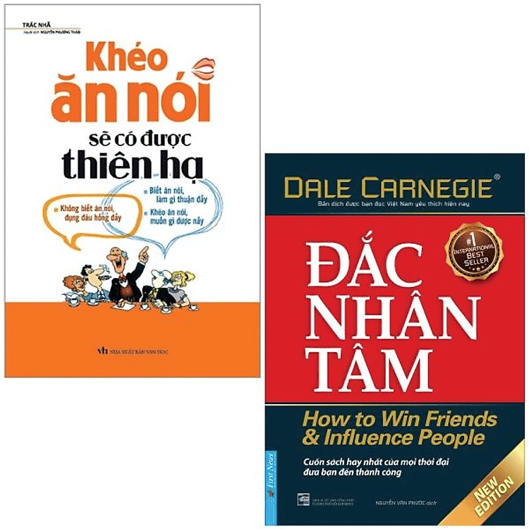Combo Sách Đắc Nhân Tâm + Khéo Ăn Nói Sẽ Có Được Thiên Hạ