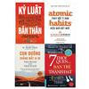 Combo Kỷ luật bản thân + Atomic Habits - Thay Đổi Tí Hon, Hiệu Quả Bất Ngờ + Con Đường Chẳng Mấy Ai Đi + 7 Thói Quen của Bạn Trẻ Thành Đạt