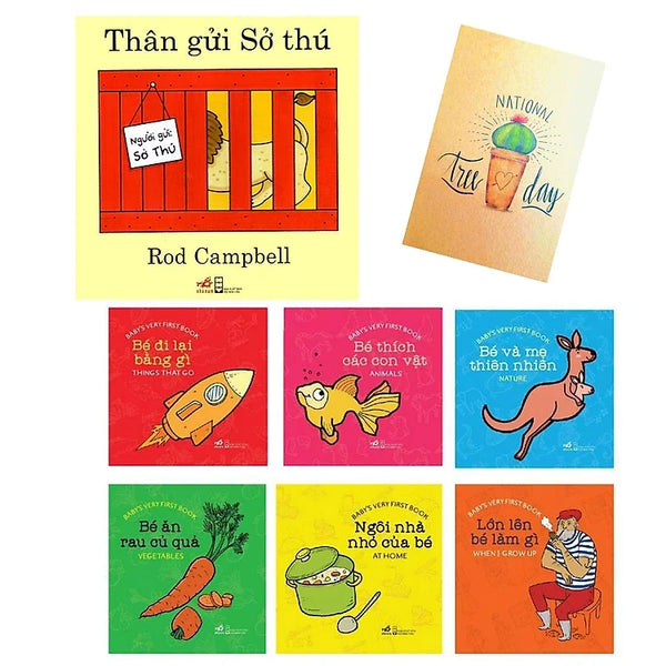 Combo Thân Gửi Sở Thú và Thư Viện Song Ngữ Đầu Tiên (Cho Bé Từ 0 - 3 Tuổi)