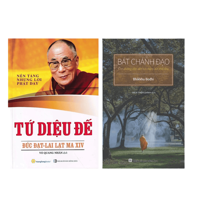 Combo Tứ Diệu Đế Bát Chánh Đạo - Con Đường Dẫn Đến Sự Chấm Dứt Khổ Đau