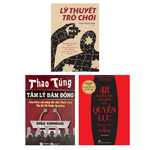 Combo Thao túng đám đông: (Lý thuyết trò chơi + Thao túng tâm lý đám đông + 48 Nguyên tắc chủ chốt của quyền lực)