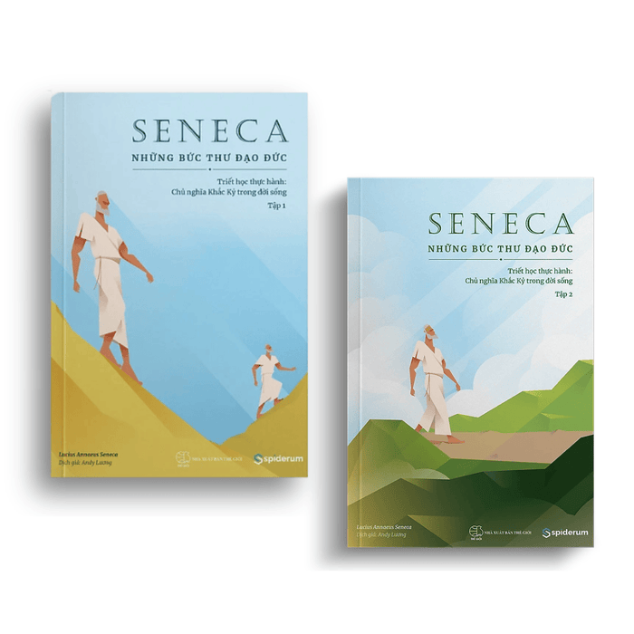 Combo sách Seneca: Những Bức Thư Đạo Đức – Chủ nghĩa Khắc kỷ trong đời sống - Tập 1 + 2