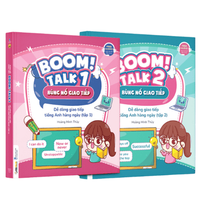 Combo Boomtalk 1+2 - Bùng nổ tiếng Anh giao tiếp