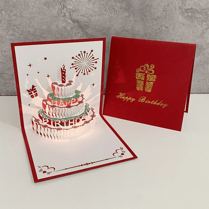 Thiệp Sinh Nhật handmade 3D