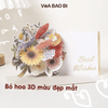 Thiệp chùm hoa 3D giấy kèm phong bì bao thư