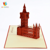 Thiệp 3D Công Trình Kiến Trúc Nổi Tiếng, thiệp nổi Handmade HMG popupcard