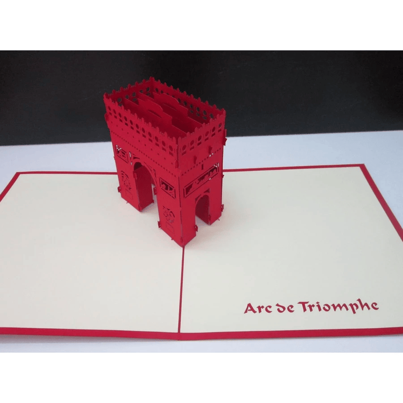 Thiệp 3D Công Trình Kiến Trúc Nổi Tiếng, thiệp nổi Handmade HMG popupcard