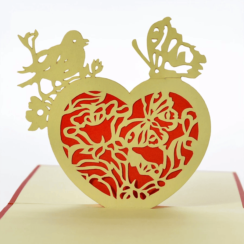 NHIỀU MẪU - Thiệp 3D TRÁI TIM, thiệp Tình Yêu handmade pop-up card, thiệp nổi HMG, quà tặng ý nghĩa
