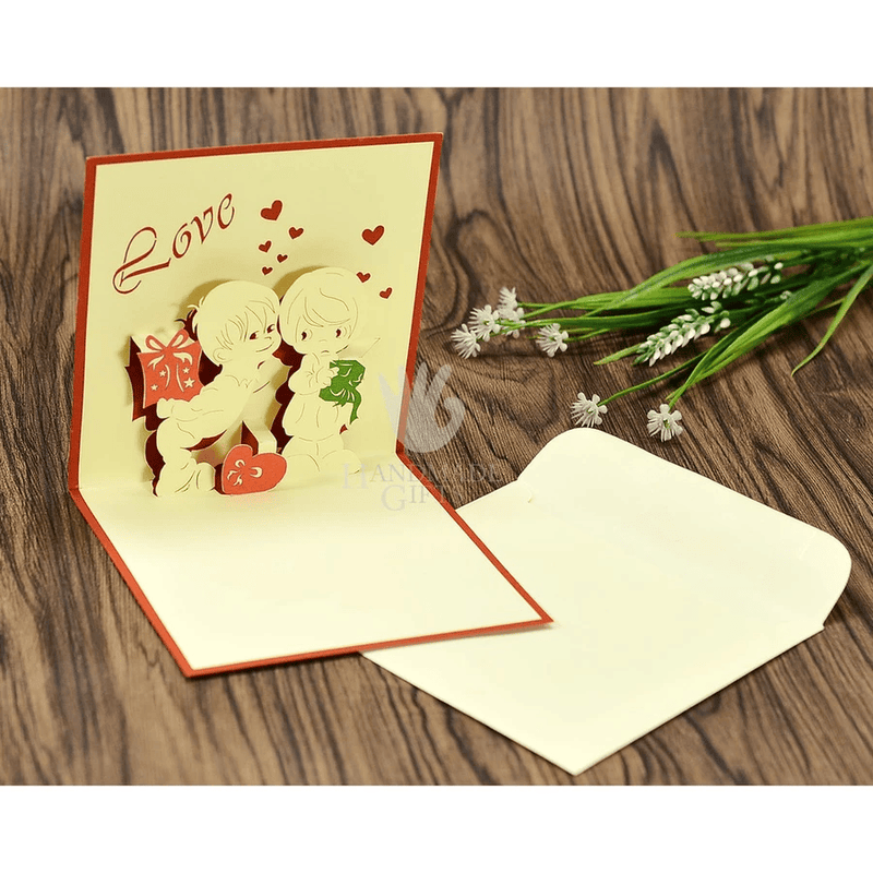 NHIỀU MẪU - Thiệp 3D Tình Yêu, thiệp Handmade 3D HMG Dành Tặng Cho Các Dịp Lễ, Ngày Kỷ Niệm