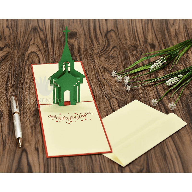 NHIỀU MẪU - Thiệp 3D Christmas, Noel, Giáng Sinh, thiệp nổi 3D handmade pop-up card, thiệp nổi HMG
