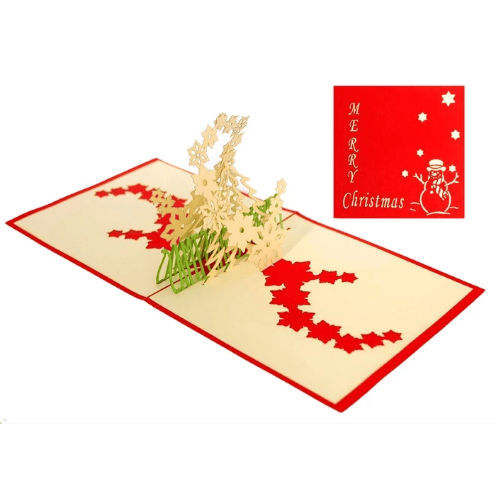 NHIỀU MẪU - Thiệp 3D Noel, thiệp Giáng Sinh Handmade, thiệp nổi HMG, Quà Tặng Người Thân Ý Nghĩa