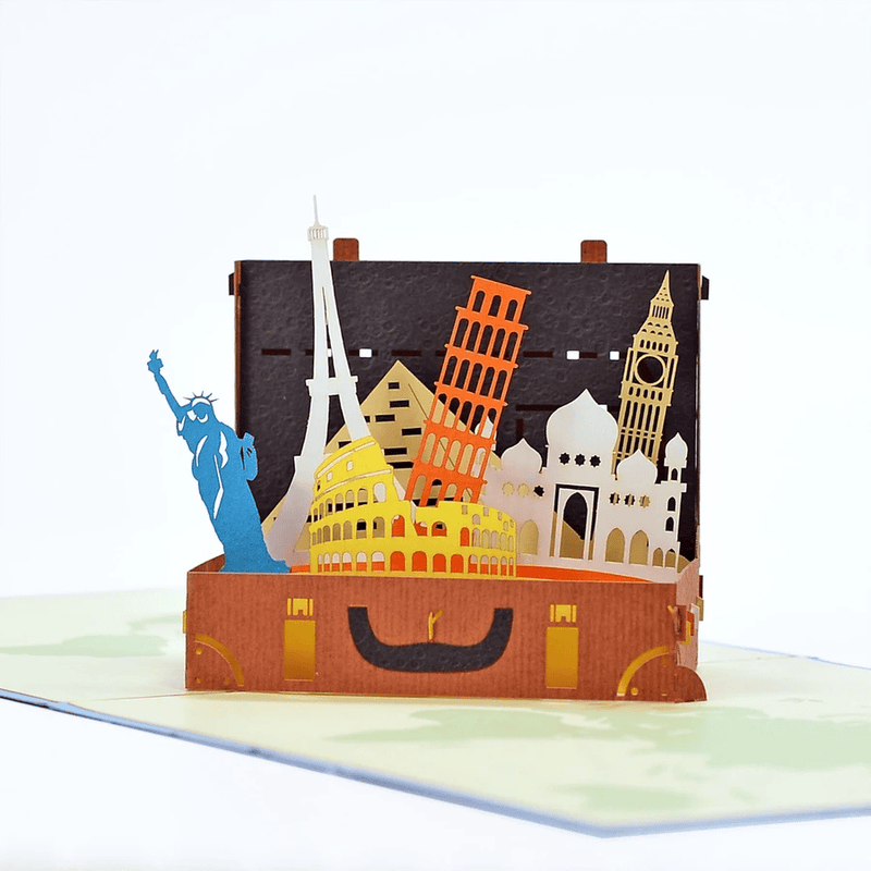 NHIỀU MẪU - Thiệp 3D DU LỊCH, TÌNH YÊU nhiều chủ đề, 3D handmade pop-up card, thiệp nổi HMG, quà tặng độc đáo