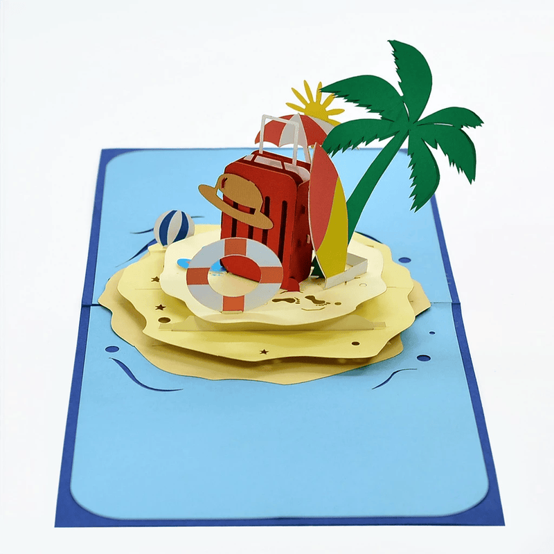 NHIỀU MẪU - Thiệp 3D DU LỊCH RELAX, TÌNH YÊU nhiều chủ đề, 3D handmade pop-up card, thiệp nổi HMG, quà tặng độc đáo