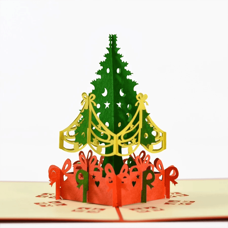 NHIỀU MẪU - Thiệp 3D Cây Thông Noel, Giáng Sinh, thiệp nổi 3D handmade pop-up card, thiệp nổi HMG, quà tặng độc đáo