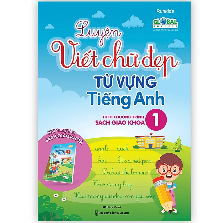 Luyện Viết Chữ Đẹp Từ Vựng Tiếng Anh - Theo Chương Trình Sách Giáo Khoa 1