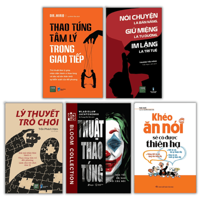 Tự tin làm chủ mọi cuộc trò chuyện (Thao túng tâm lý trong giao tiếp + Nói chuyện là bản năng + Lý thuyết trò chơi + Thuật thao túng + Khéo ăn nói sẽ có được thiên hạ)