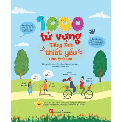 1000 Từ Vựng Tiếng Anh Thiết Yếu Cho Trẻ Em cho bé từ 3 tuổi