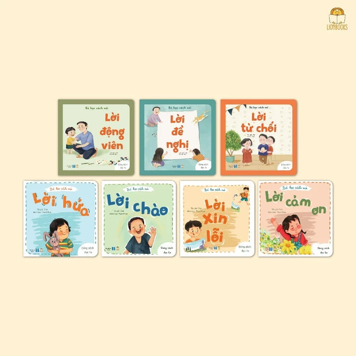 Combo Bé Học Cách Nói 7 cuốn