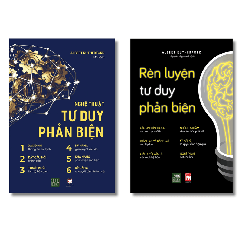 combo sách rèn luyện tư duy phản biện