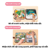 Đồ chơi cuốn sổ ma thuật vẽ tranh bằng nước bóc dán 10 chủ đề đa dạng chi tiết cho bé học tập
