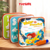 Đồ chơi cuốn sổ ma thuật vẽ tranh bằng nước bóc dán 10 chủ đề đa dạng chi tiết cho bé học tập