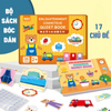 Đồ chơi cuốn sổ ma thuật vẽ tranh bằng nước bóc dán 10 chủ đề đa dạng chi tiết cho bé học tập