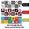 Bộ tranh kích thích thị giác cho bé 0 - 3 tuổi - combo 3 set hàng chất lượng cao