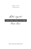 Đời người lúc nào cũng có thể làm lại
