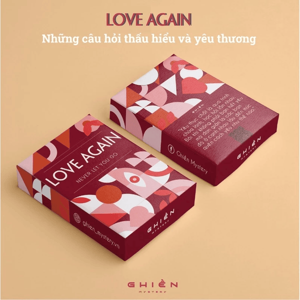 Bộ bài tình yêu "LOVE AGAIN" dành cho cặp đôi hoặc vợ chồng - Thấu hiểu cảm xúc, kết nối trái tim