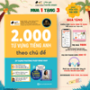 Tự Học 2000 Từ Vựng Tiếng Anh Theo Chủ Đề - TẶNG KÈM KHOÁ HỌC HITBOOKS