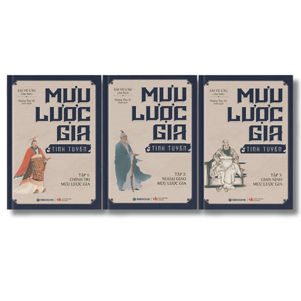 Bộ 3 Cuốn Sách Boxset - Mưu Lược Gia (Tinh Tuyển) - SBOOKS