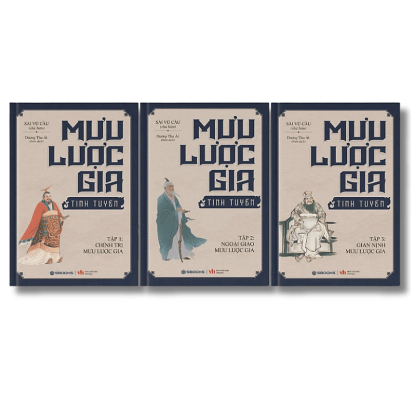 Bộ 3 Cuốn Sách Boxset - Mưu Lược Gia (Tinh Tuyển) - SBOOKS