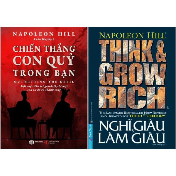 Combo sách của Napoleon Hill Thay đổi cuộc đời: Nghĩ Giàu Và Làm Giàu + Chiến Thắng Con Quỷ Trong Bạn