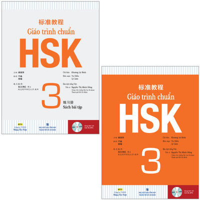 Combo Giáo Trình HSK 3 - Sách Bài Học (Kèm MP3) và Giáo Trình HSK 3 - Sách Bài Tập (Kèm MP3)