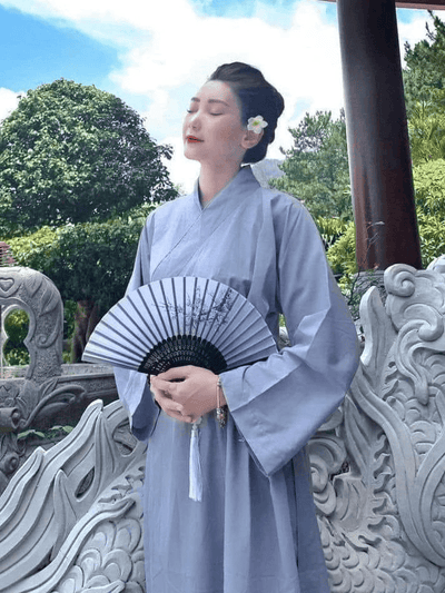 Áo tràng Phật tử đi chùa hoặc tu tại gia nam nữ - áo pháp phục choàng khi hành lễ