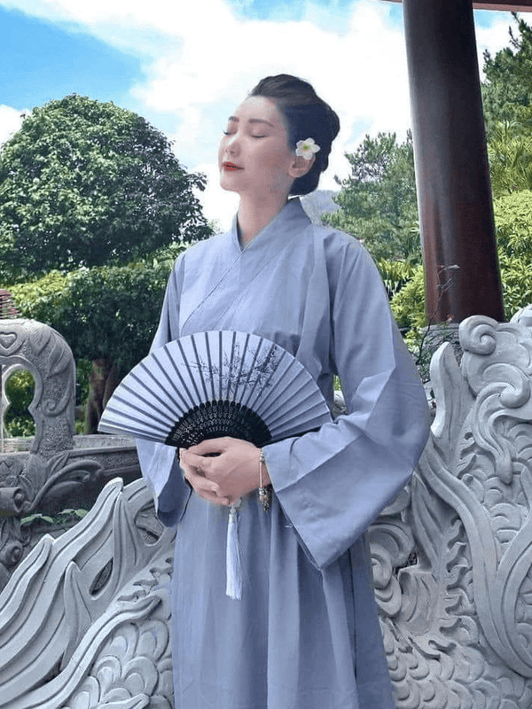 Áo tràng Phật tử đi chùa hoặc tu tại gia nam nữ - áo pháp phục choàng khi hành lễ