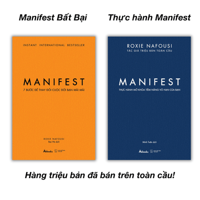 Combo Sách Manifest - 7 Bước Để Thay Đổi Cuộc Đời Bạn Mãi Mãi + Thực Hành Mở Khóa Tiềm Năng Vô Hạn Của Bạn (Bộ 2 Cuốn)