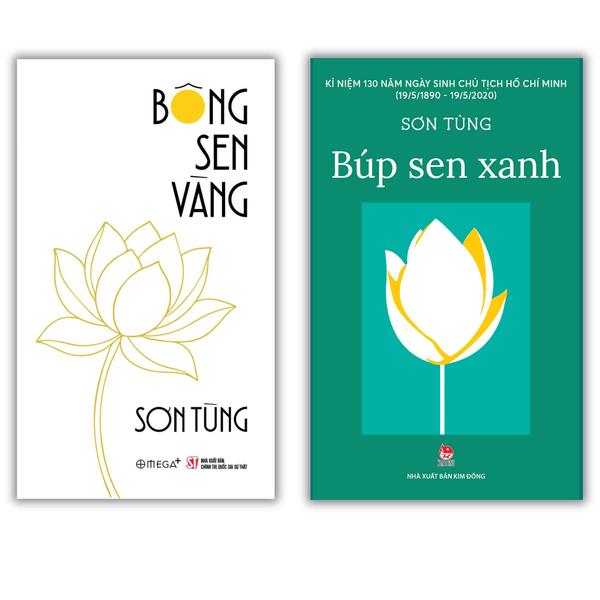 Bộ 2 cuốn sách (tiểu thuyết) thời niên thiếu Bác Hồ: Búp Sen Xanh + Bông Sen Vàng